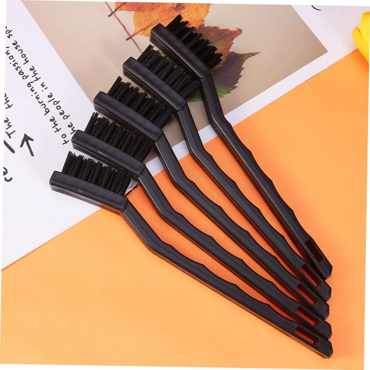 5pcs Row Antistatic Dust Brush for PCB Circuit Boards Static Record Cleaning Tool Plastic Handle