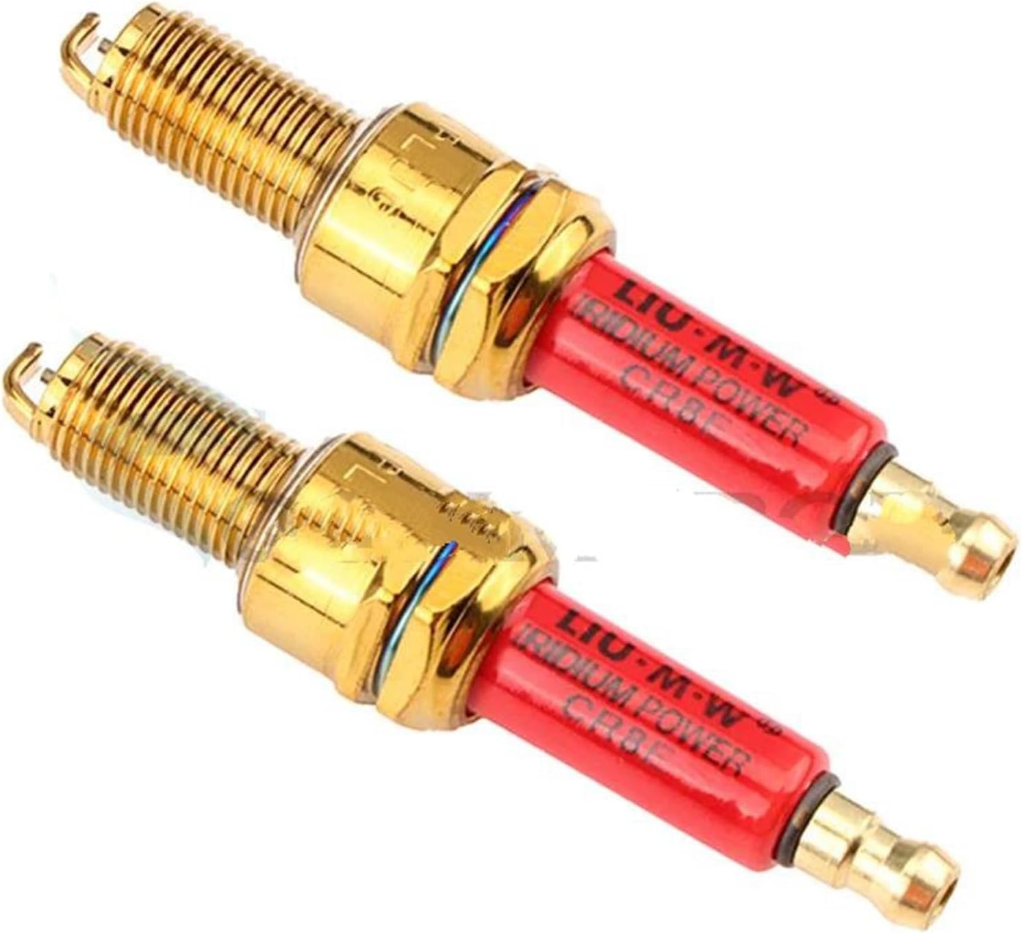 Motorbike Ignitions Ignition Switch Motorcycle Engine Accessories for HJ125T-8 for HS125T CR8E/A7 Extended Thread Ceramic Spark Plugs