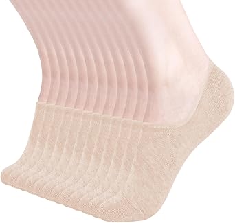 DIBAOLONG Womens No Show Socks Non Slip Flat Boat Line Low Cut Socks 6-12 Packs