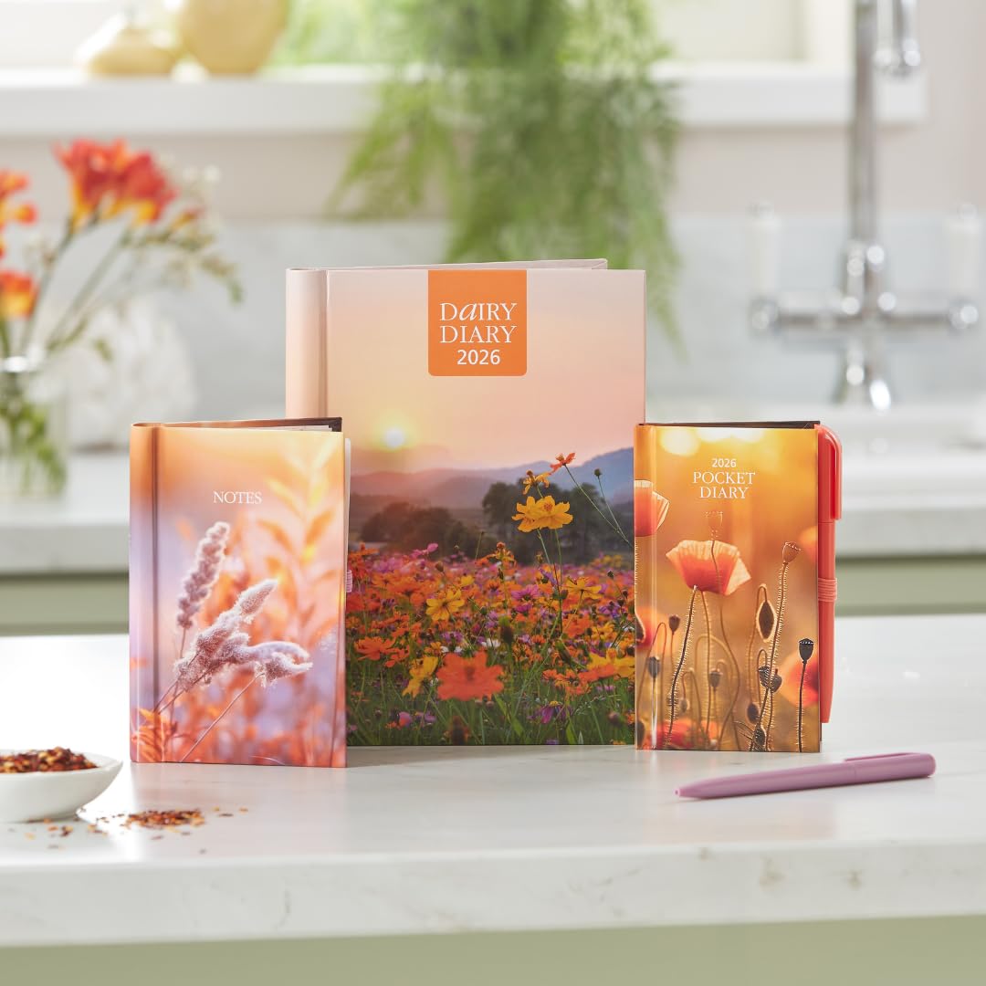 Dairy Diary Set 2026: Featuring Britain's most-loved and trusted diary, a handy pocket diary & pen, and a useful notebook, this set is perfect for ... and inspiring you throughout the year