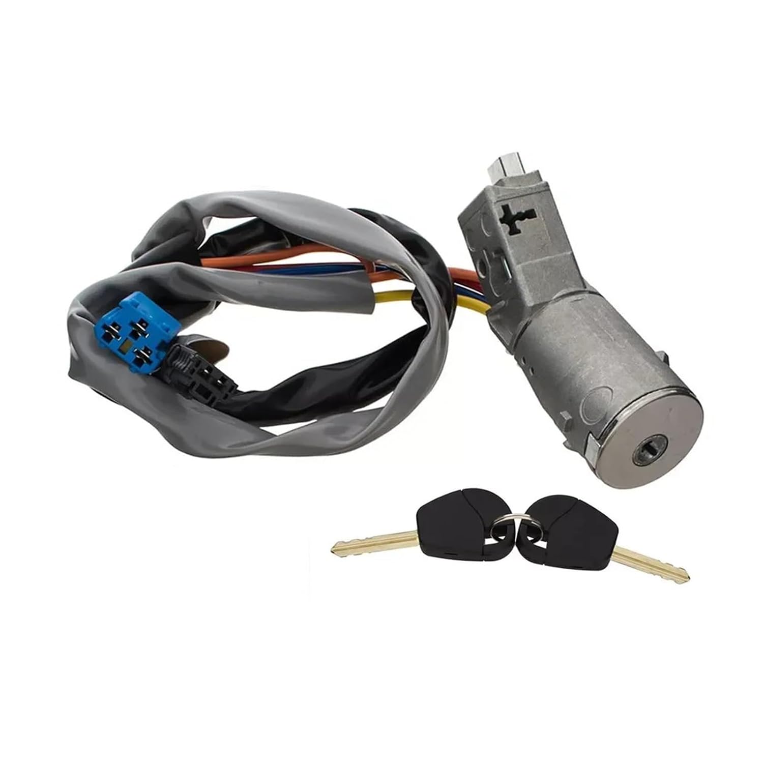 Ignition Switch Lock Barrel Cylinder with Key Compatible with Citroen Berlingo Peugeot Partner 2002-2008 4162CF 4162.CF