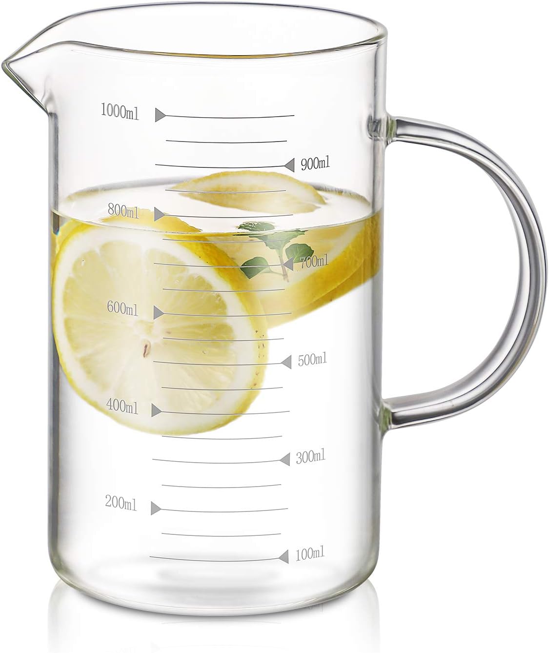Buy Measuring Glass Beaker With Handle Oneisall 1000ml 33oz Graduated Beaker Glass Cup With Measurement For Milk Juice Beer Coffee Online In Vietnam B085mw2w8b Buy Measuring Glass Beaker With Handle Oneisall 1000ml 33oz Graduated Beaker Glass Cup With Measurement For Milk Juice Beer Coffee Online In Vietnam B085mw2w8b