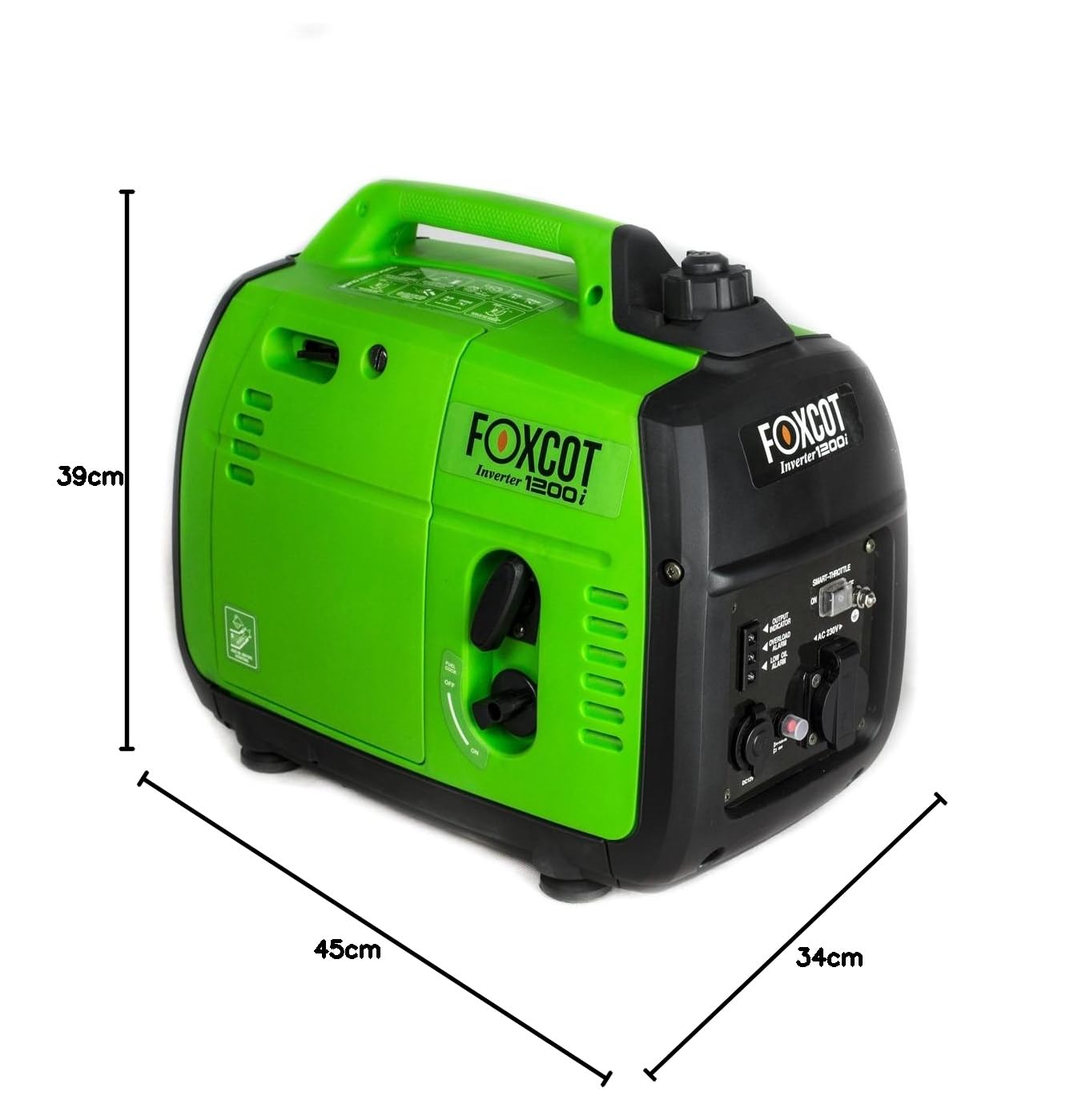 Generador Inverter silenziato 1,2 kw foxcot gt-1200i