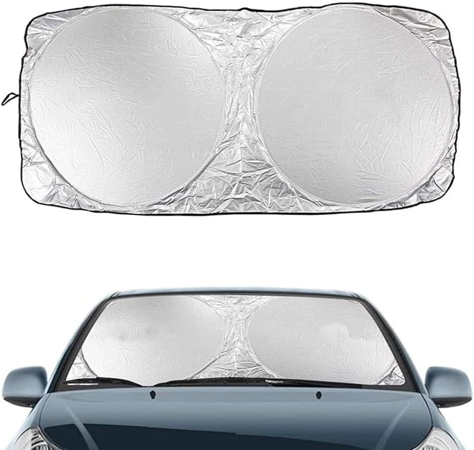 Car Windshield Sun Shade for Toyota Avalon II 1999-2004, Automotive Front Window Sunshade Visor Shield Protection Block Uv Rays Heat Interior Accessories,D/165 * 85