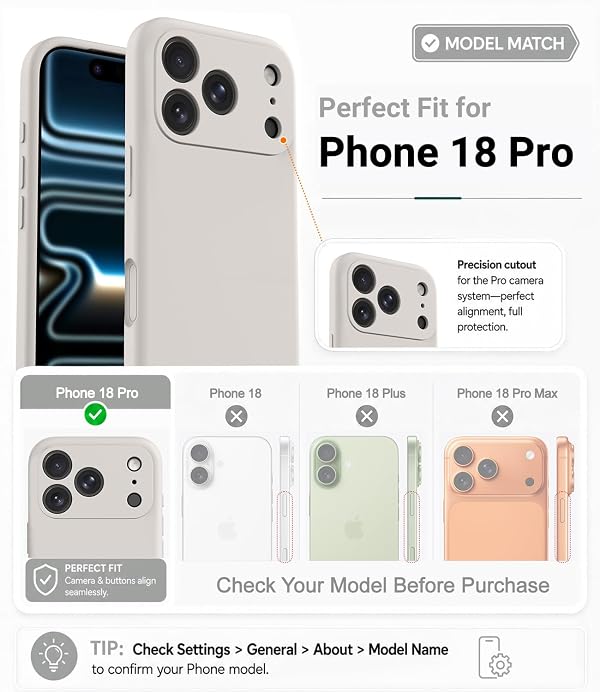 OTOFLY for iPhone 18 Pro Case / 17 Pro Case, Stone by OTOFLY - Used condition - Image 5