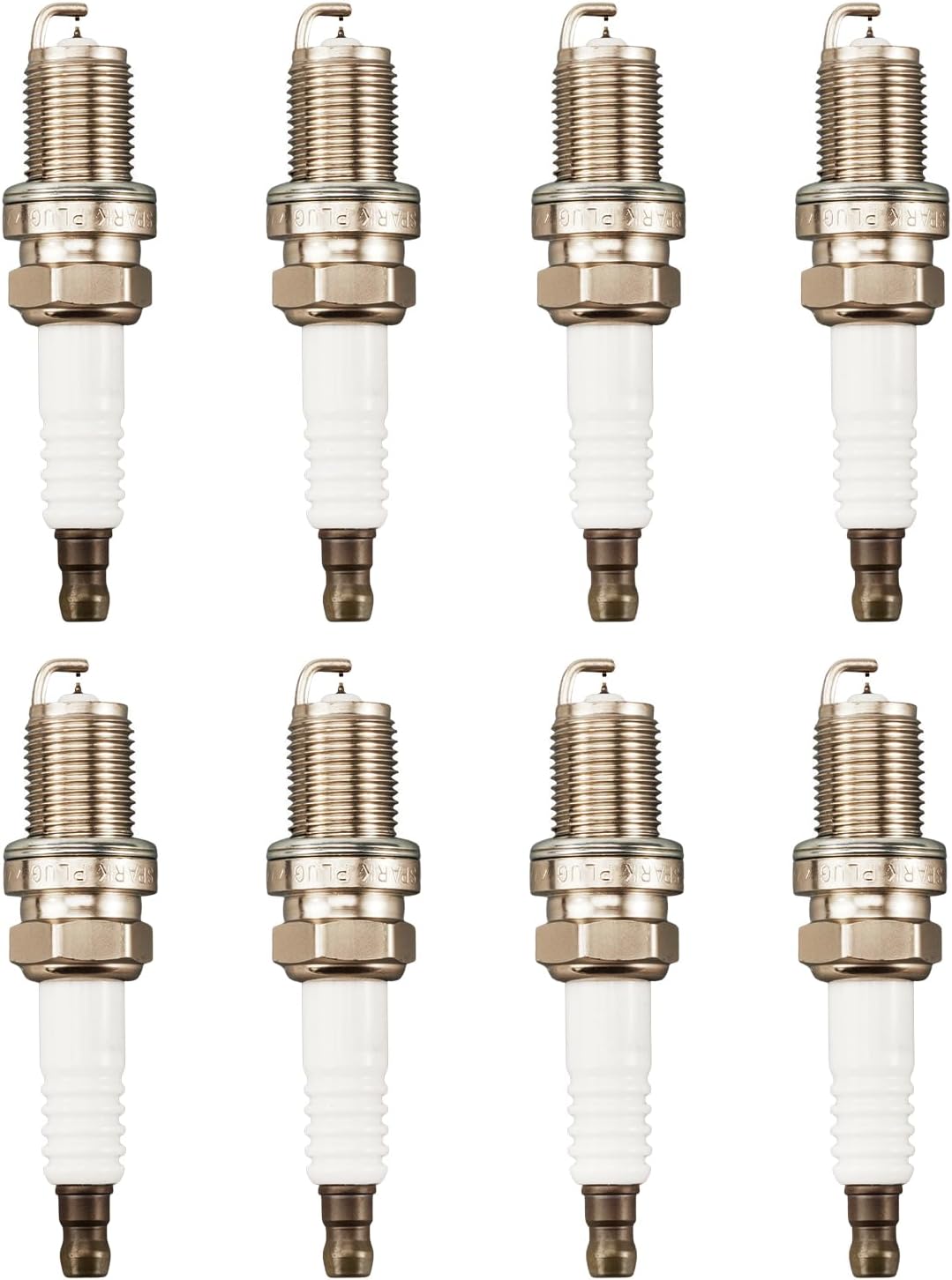 KAC Spark Plugs BKR6EGP Double Iridium Spark Plug 8 Pack
