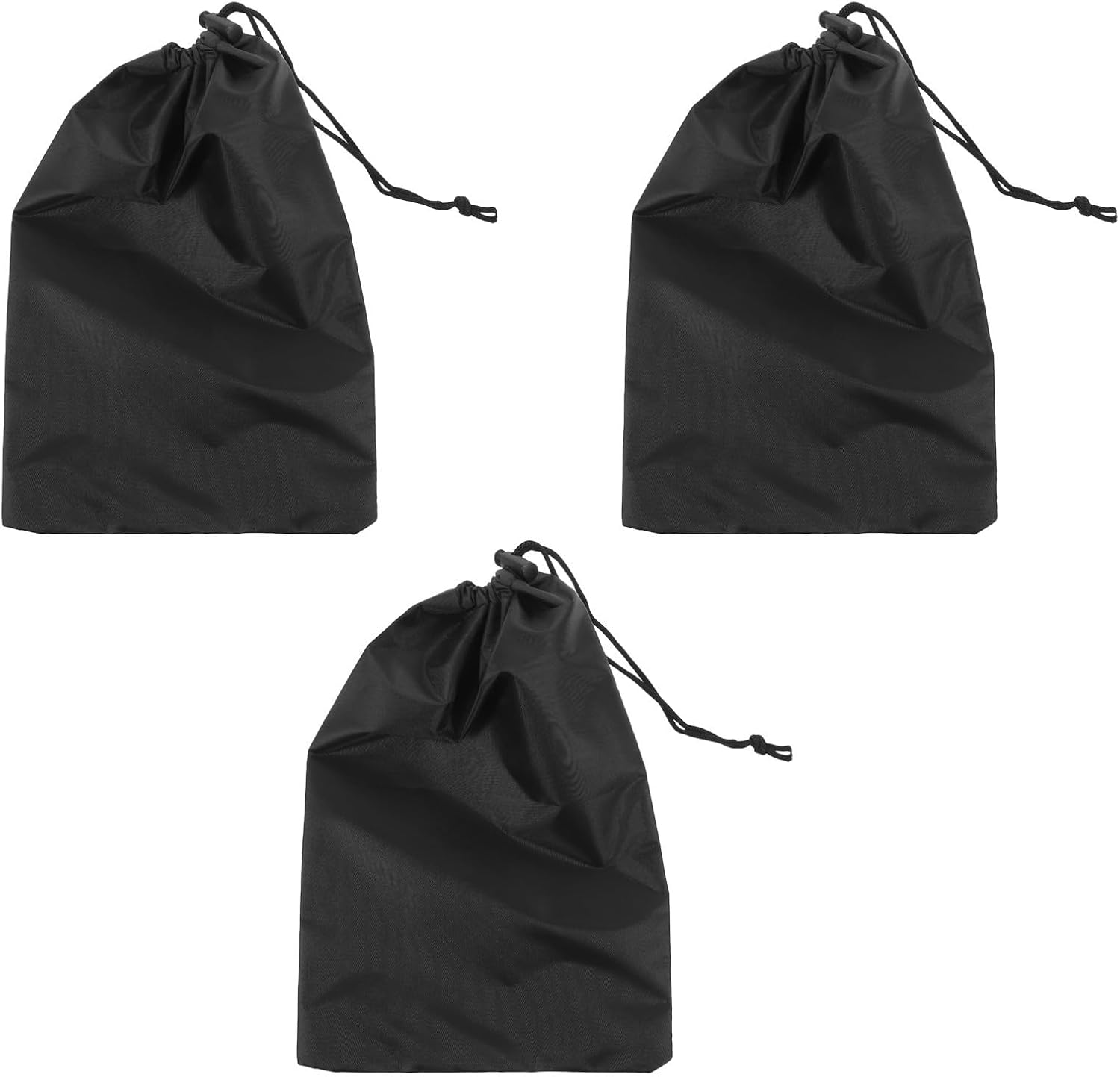 NUOBESTY Waterproof Drawstring Pouch Reusable Storage Sack Large Capacity 3pcs Wet Bag Oxford Cloth for Swimwear down Jackets for Beach Vacations and Sudden Rain