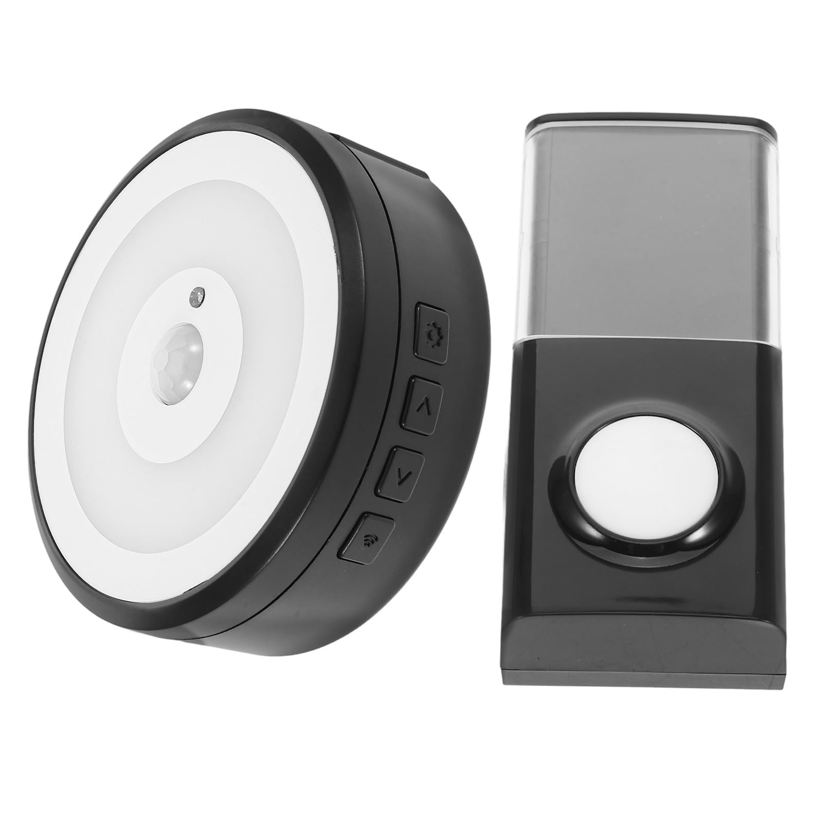 Sonnette sans fil USB intérieure avec carillon lumineux et bouton d'appel