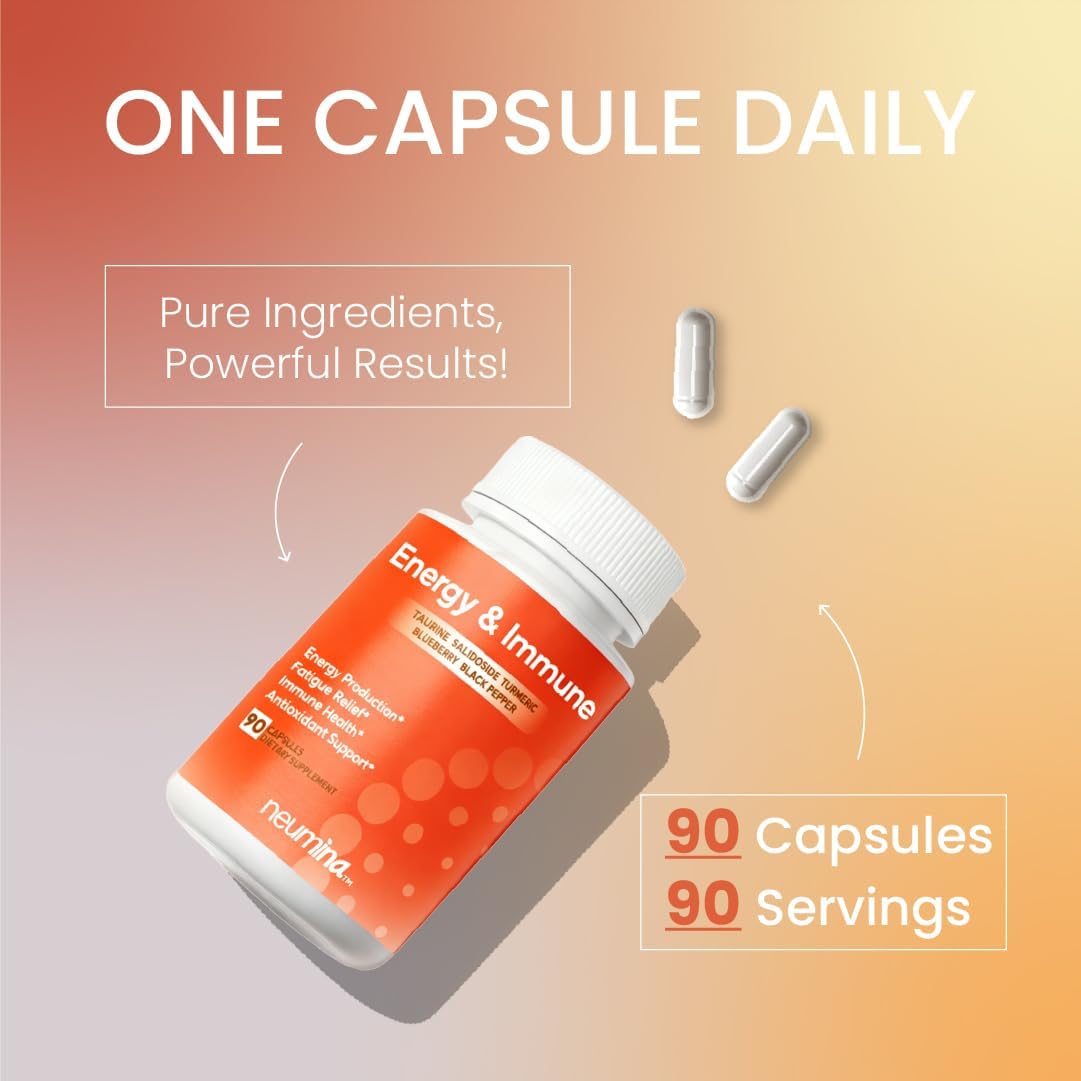 Women's Energy & Immune Complex, Energy Production, Fatigue Relief, Immune Health, Antioxidant Support, Vegan, Non-GMO, Made in USA, 90 Servings