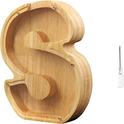 Miniatura 46 de TAONE Hucha personalizada para niños con grabado láser, alcancía de madera personalizada