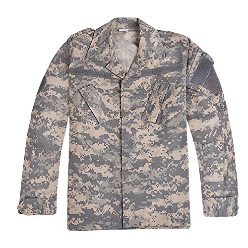 HANSTRONG GEAR Tactical Airsoft Kids Clothing Children BDU Hunting Military Camouflage Combat Uniform Suit Jacket Shirt & Pants (ACU,130) - Image 3