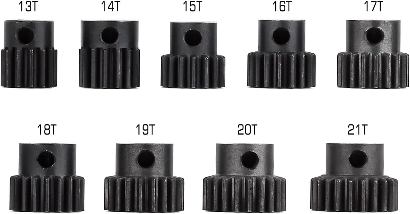 Bürstenloser Motor Motorritzel, Zahnräder, Motorritzel Zahnräder 0,8 Modul 15T 20T 25 Zähne Stufenstirnrad 32P 0,8M 17 Zähne Metall Stahl Motorzahnrad 5 mm Bohrung Stirnrad Ritzel Motorzahnrad Stirnke
