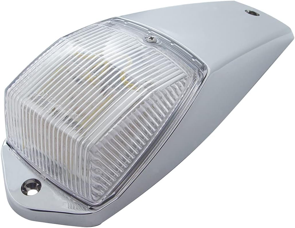 36 LED Square Cab Light Kit - Amber LED/Clear Lens