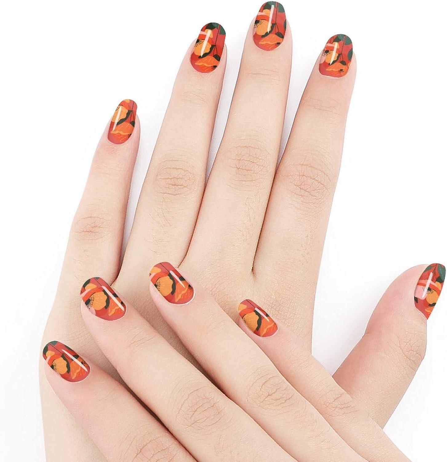 Nail Strips Bundle Full Wrap Long Lasting Nail Polish Strips Easy Application and Removal Salon Quality Self Adhesive Art Stickers for Women Gifts