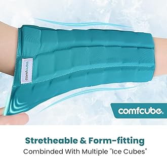 Elbow Ice Pack for Tendonitis & Tennis Elbow, 2 Hours Long Lasting Cold Compression Ice Pack Wrap Sleeve Pain Relief for Arthritis, Injuries, Swelling, Golfers Arm