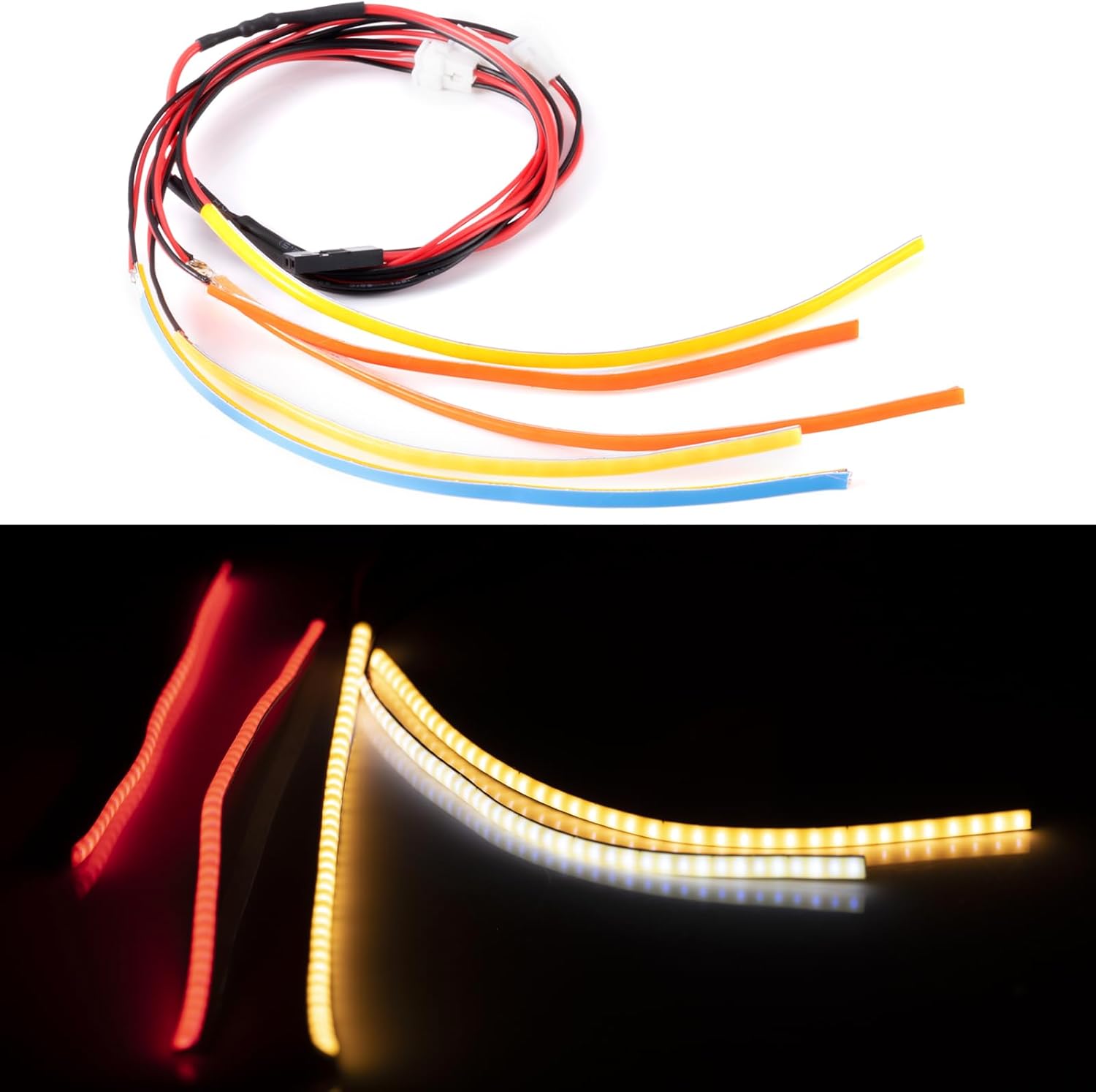 RC Car Led Lights Kit for 1/16th Tra-xxas Slash 4WD RC Car Upgrades