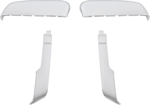 Miniatura 6 de KUAFU Tapas de espejo de remolque compatibles con Chevy Chevrolet Silverado GMC Sierra 2500HD 3500HD 3500HD 2020-2023 Reemplazo para 84468905