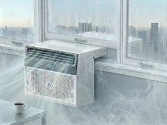 6000 BTU U Shaped Window Air Conditioner, Quiet AC Unit for Bedroom | Ideal for Home Office, Energy Saving Saddle Window AC, Natural Light Friendly, Easy DIY Install