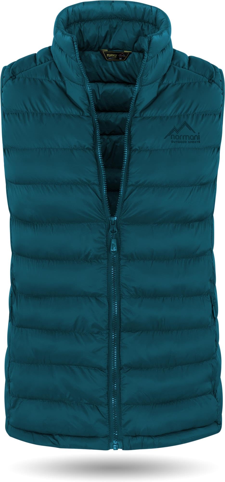 normani Wattierte Steppweste für Damen Winterweste Bodywarmer Sportweste mit Stehkragen und Seitentaschen - WINDDICHTE Outdoor-Weste Ärmellose Übergangsweste