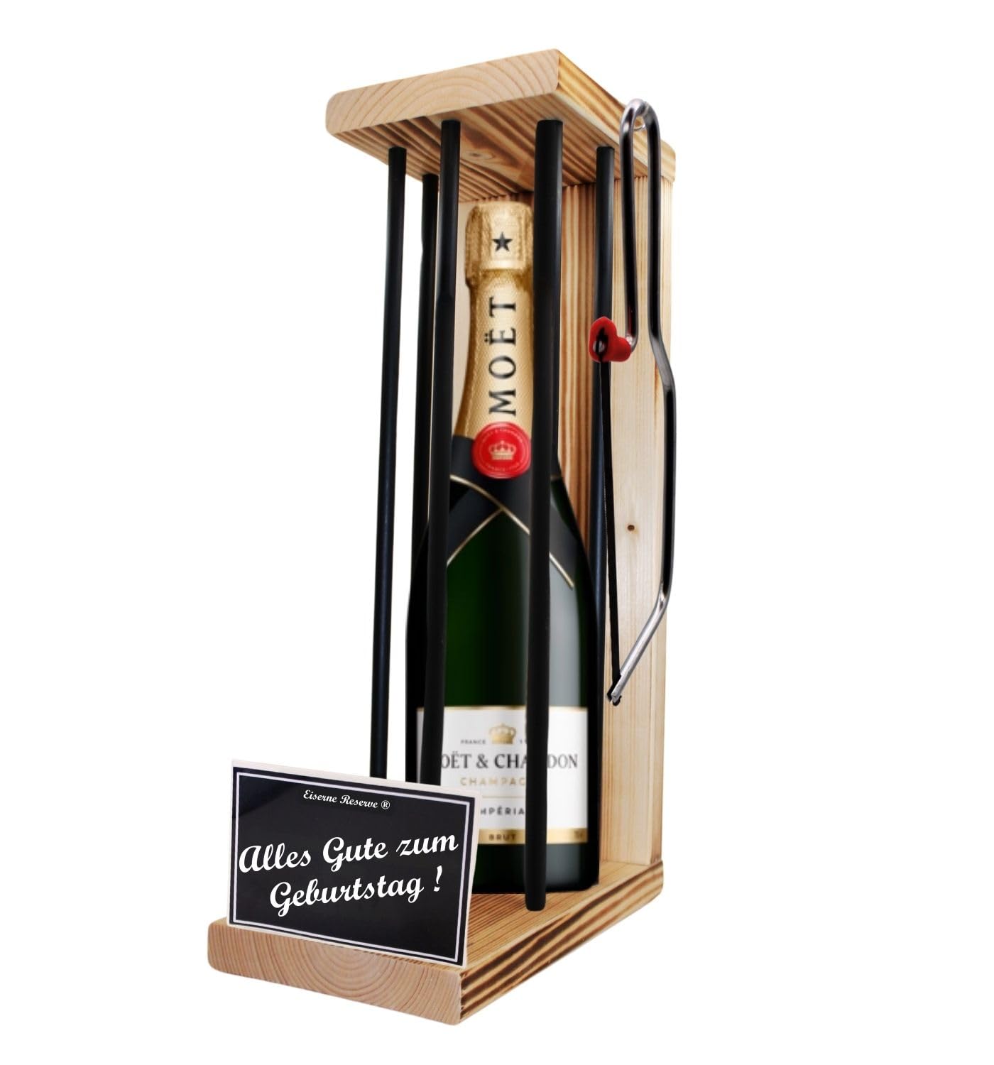 Moet Eiserne Reserve Black Edition Champagner Geschenkset 0.75 l