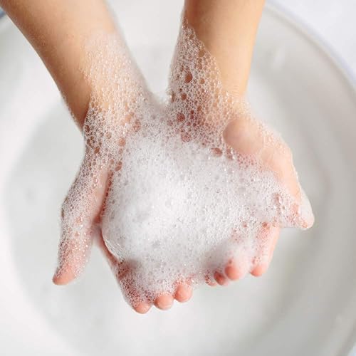 Jabón de manos antimicrobiano loción de color rosa sedoso lavado a mano líquido a granel de un galón 128 onzas jarra de recarga de pH equilibrado