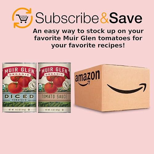 Miniatura 10 de Muir Glen Tomates orgánicos en cubos 145 onzas