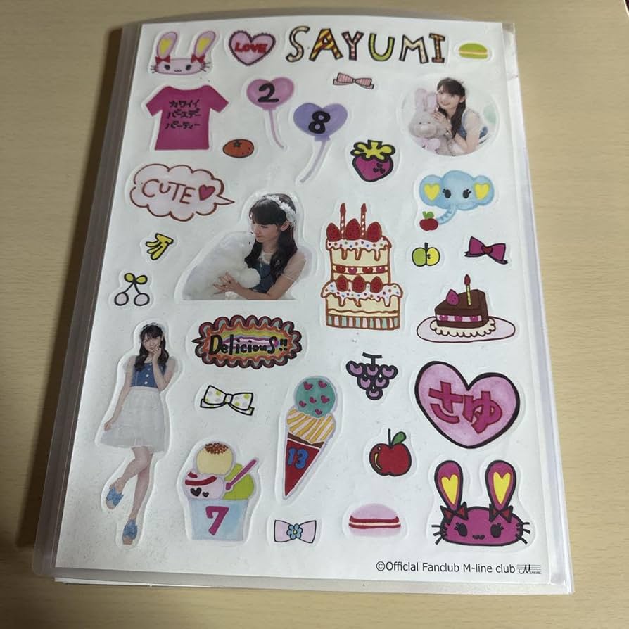 Amazon.co.jp: 道重さゆみ バースデー 誕生日 ステッカー シール