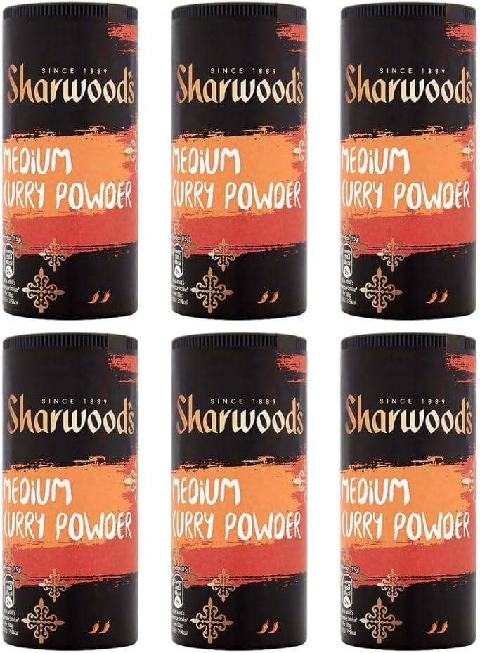 Sharwoods Medium Curry Powder 102 g (Pack of 6)