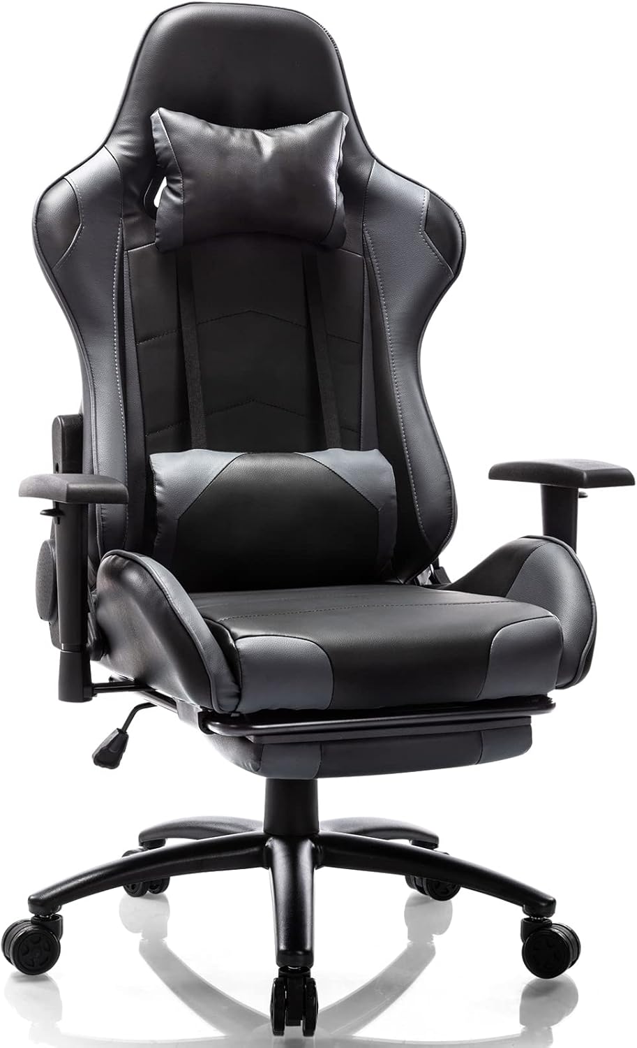 OLIXIS Gaming Computer Desk Chair, Black & Grey Home & Kitchen