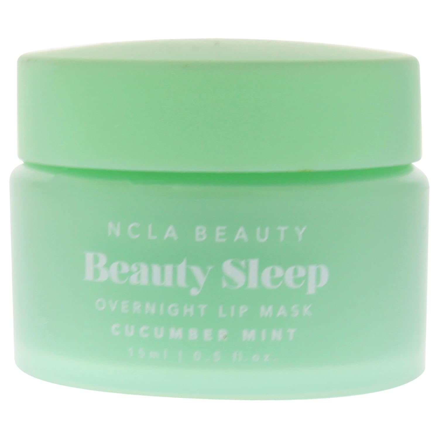 NCLA Beauty Sleep Overnight Lip Mask - Lip Mask for Women - Nourishes and Hydrates with Castor Seed Oil and Shea Butter - Cucumber Mint - 0.5 oz