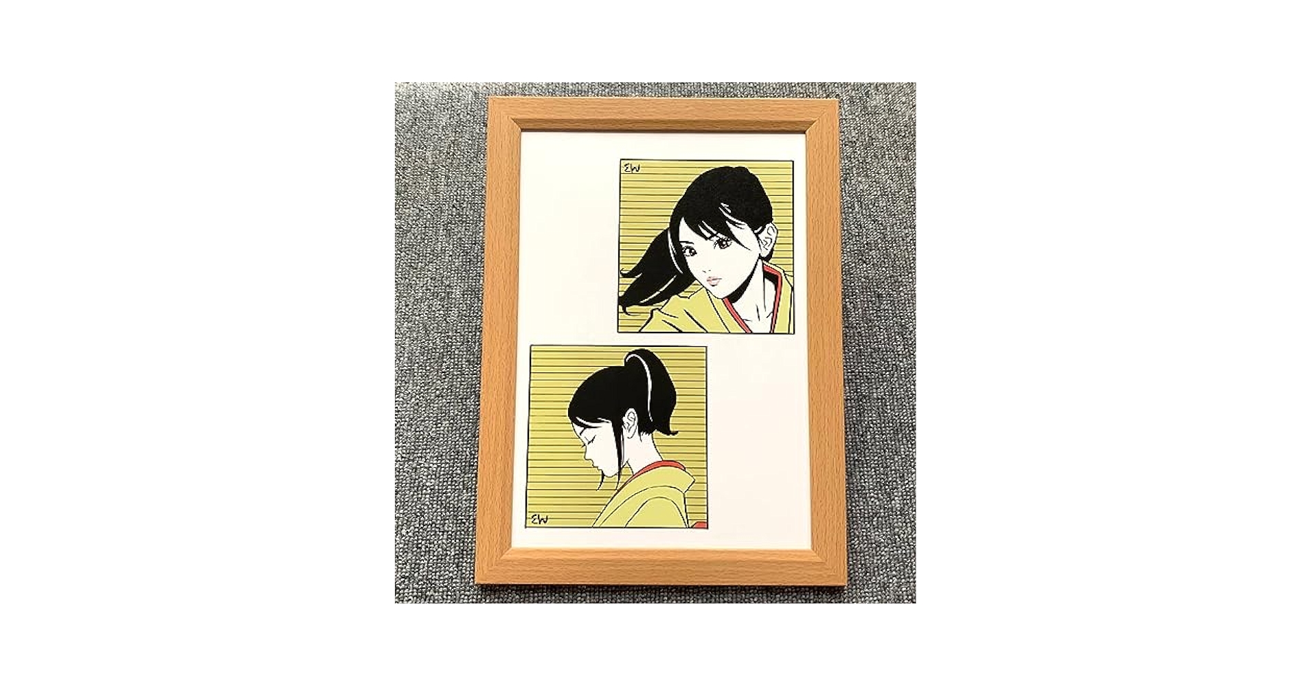 江口寿史氏特大B2サイズポスター額装品2013年度版（5種類より選択可） 71YNu-U858L._UF350,350_QL80_.jpg