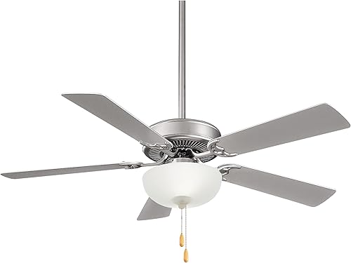 Miniatura 6 de Minka Aire 52" Contractor Uni-Pack LED - Ventilador de techo de 52" F448L-WH Blanco,Negro,Acero cepillado,Acero,Oil Rubbed