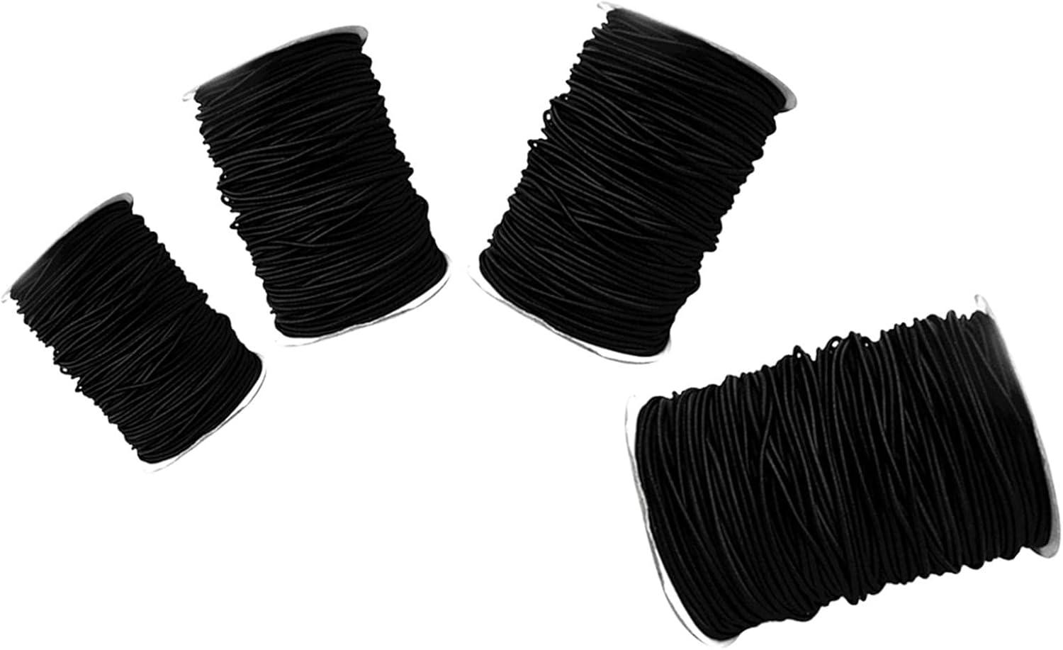 Premium Elastic Bungee Rope - Rubber Cord - Versatile Tensioning Leash for DIY and Outdoor Use - 8mm, Black, 10 Feet - for Boats, Caravans, and More - Black, 10m