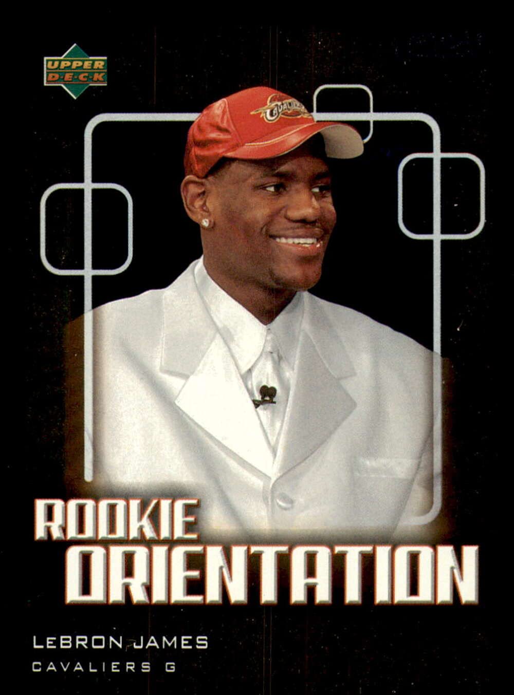 lebron rookie orientation card