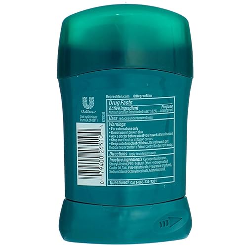 Miniatura 2 de Degree Desodorante antitranspirante en barra para hombre, Extreme Blast, 1.7 oz (paquete de 10)