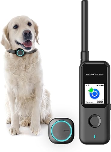 Aorkuler Rastreador GPS para perros rastreador de mascotas sin tarifa mensual sin suscripción rastreador de perros sin redes celulares dispositivo