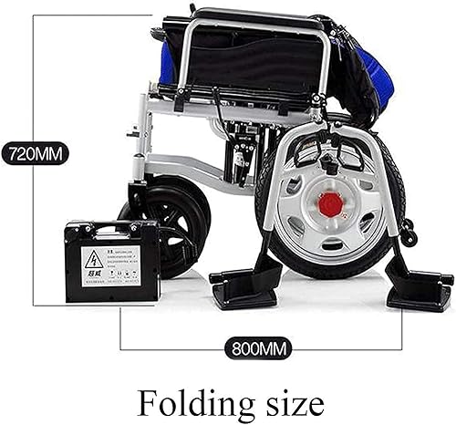 Miniatura 6 de NEOCHY Silla de ruedas portátil de moda plegable ligera inteligente súper resistencia y scooter de cuatro ruedas más seguro para personas mayores y