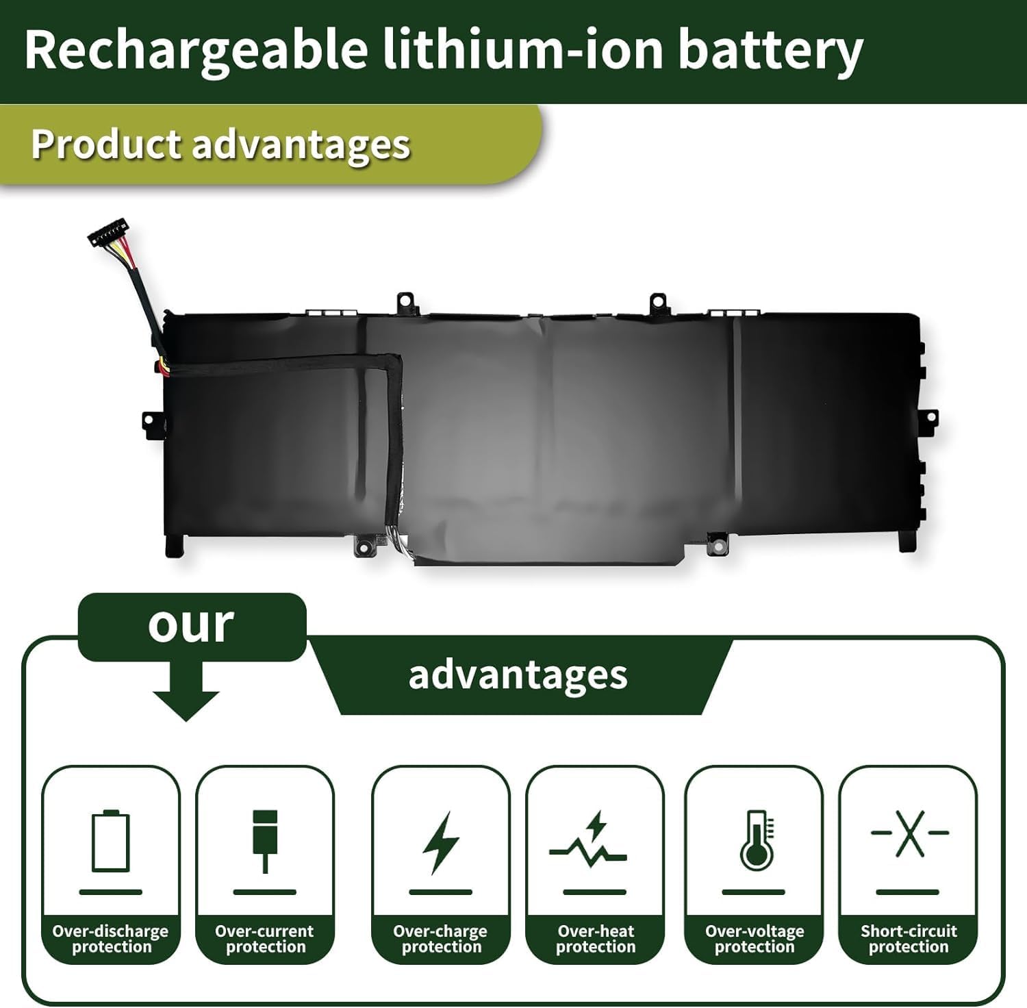 C41N1715 15.4V 50Wh Laptop Battery Compatible with Asus Zenbook 13 UX331UA UX331UN UX331FN U3100FN U3100UN UX331UA-1B UX331UN-1E