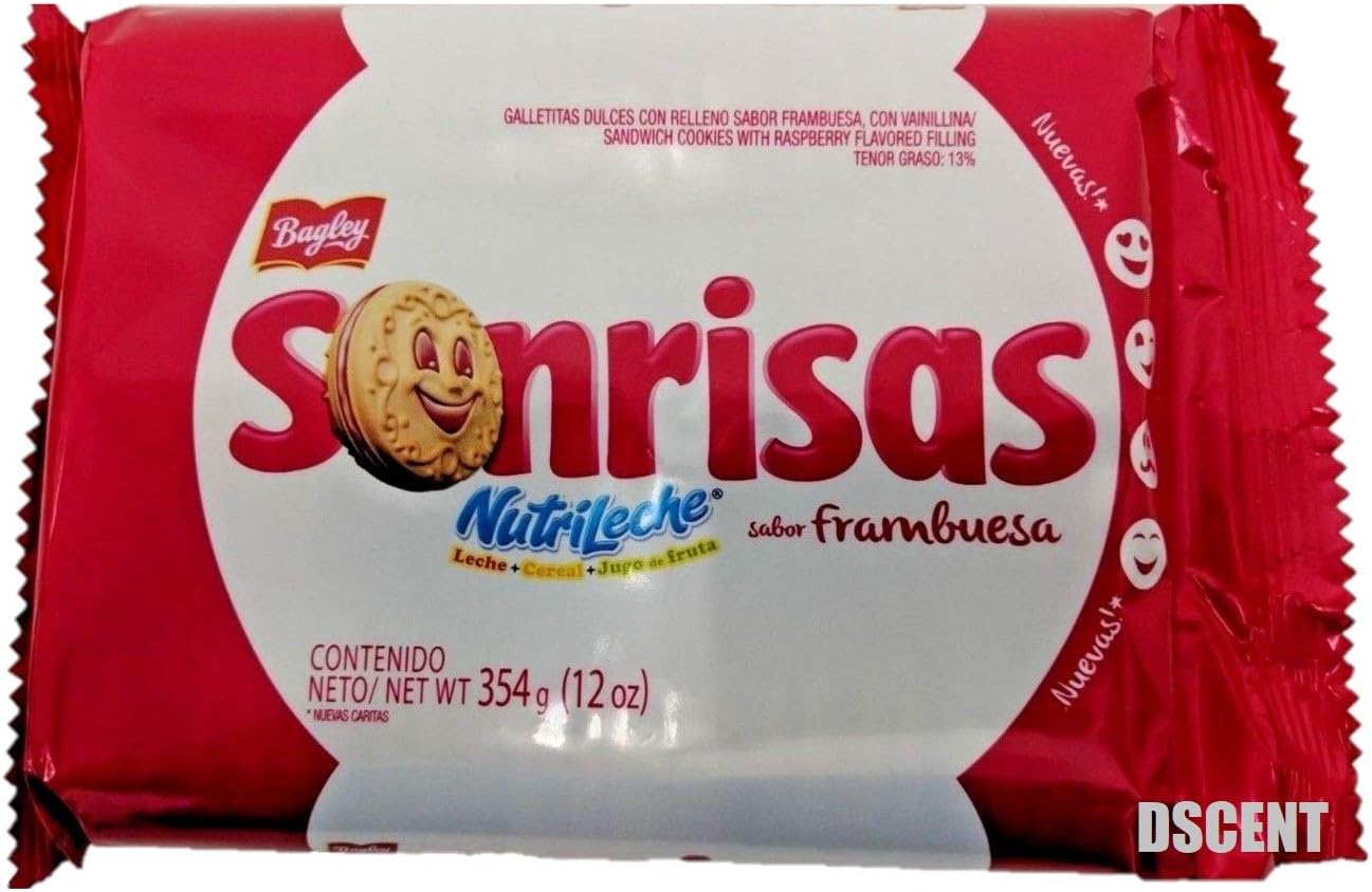 Sonrisas Galletitas Frambuesa 3 X 118 Gr