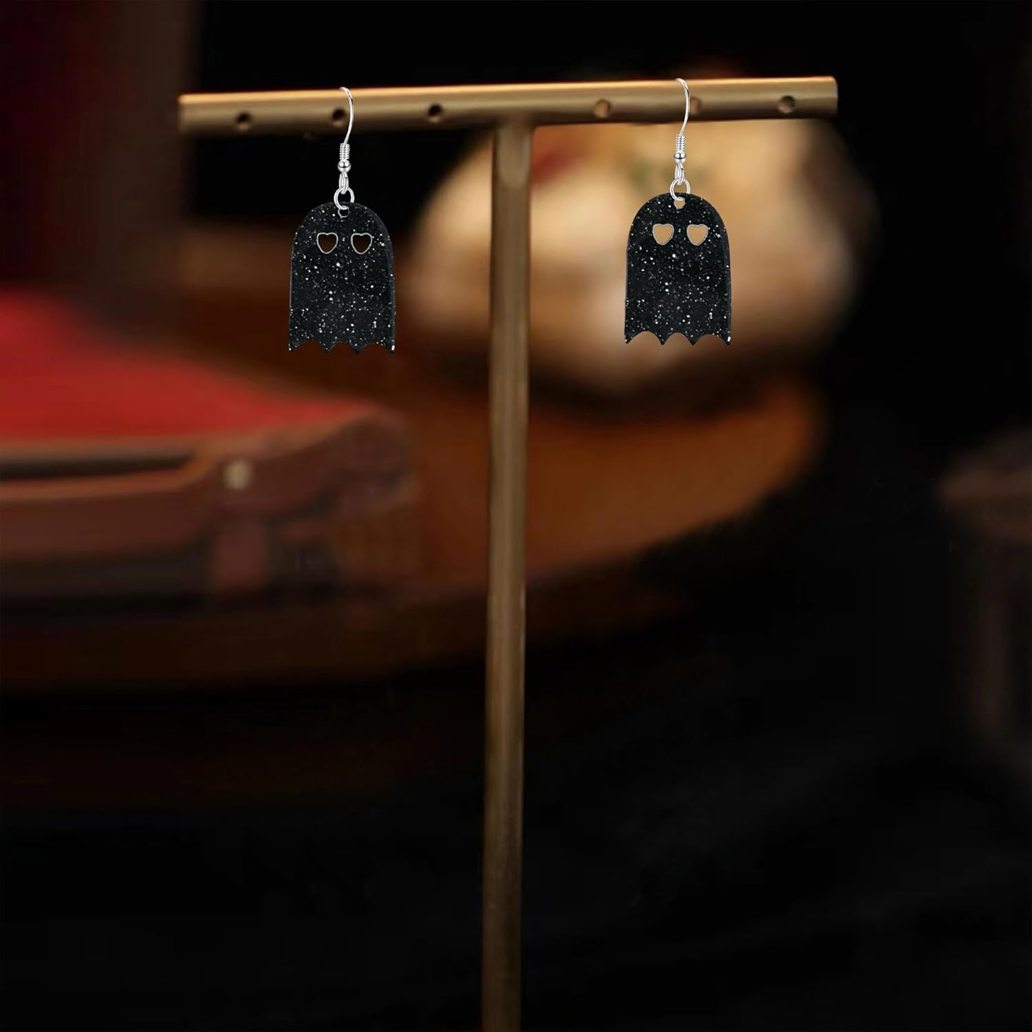 GBAHFY Acrylic Halloween Earrings for Women Ghost Spooky Dangle Earrings Cute Cartoon Party Jewelry - Image 7