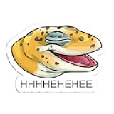 Laughing Lizard Meme Leopard Gecko Decal -Indoor and Outdoor use!