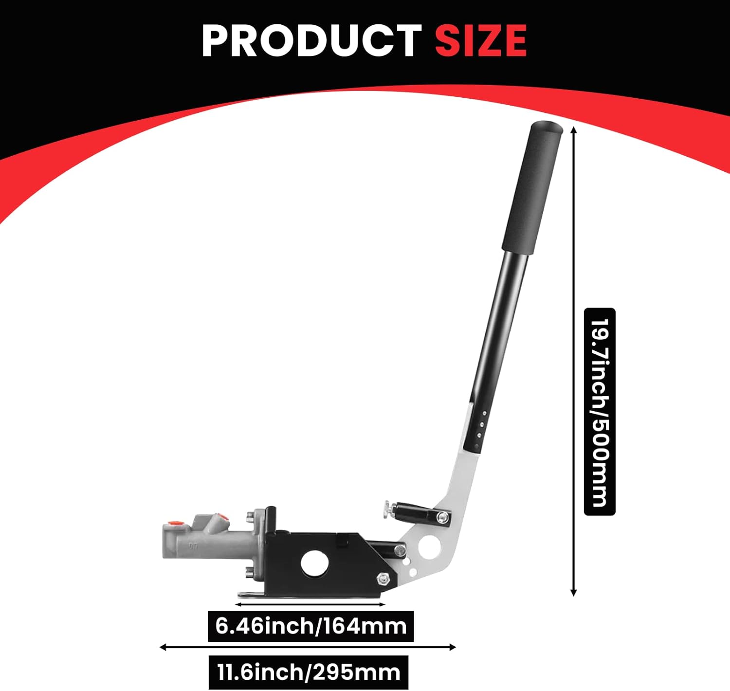 Racing Hydraulic Handbrake Adjustable E Brake Long Lever Handle Universal Hand Lever Drift for Rally Regular Competition Ordinary Drift CDC