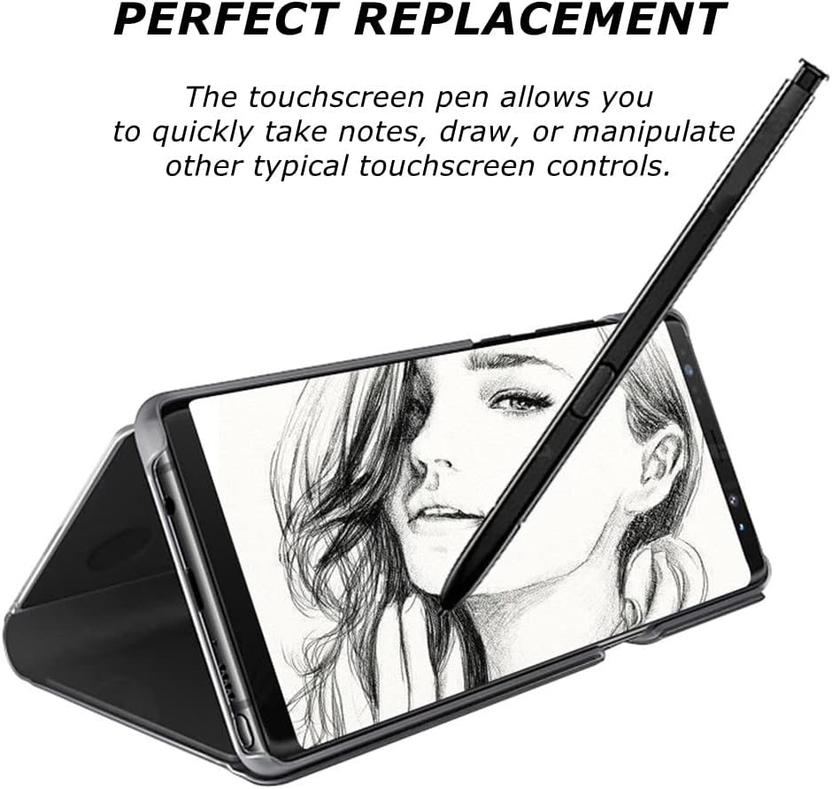 143 タッチペン タッチペン Note 5 電磁スタイラス用 精巧なタッチペン ユニバーサル交換用 高感度 4色(ブラック)