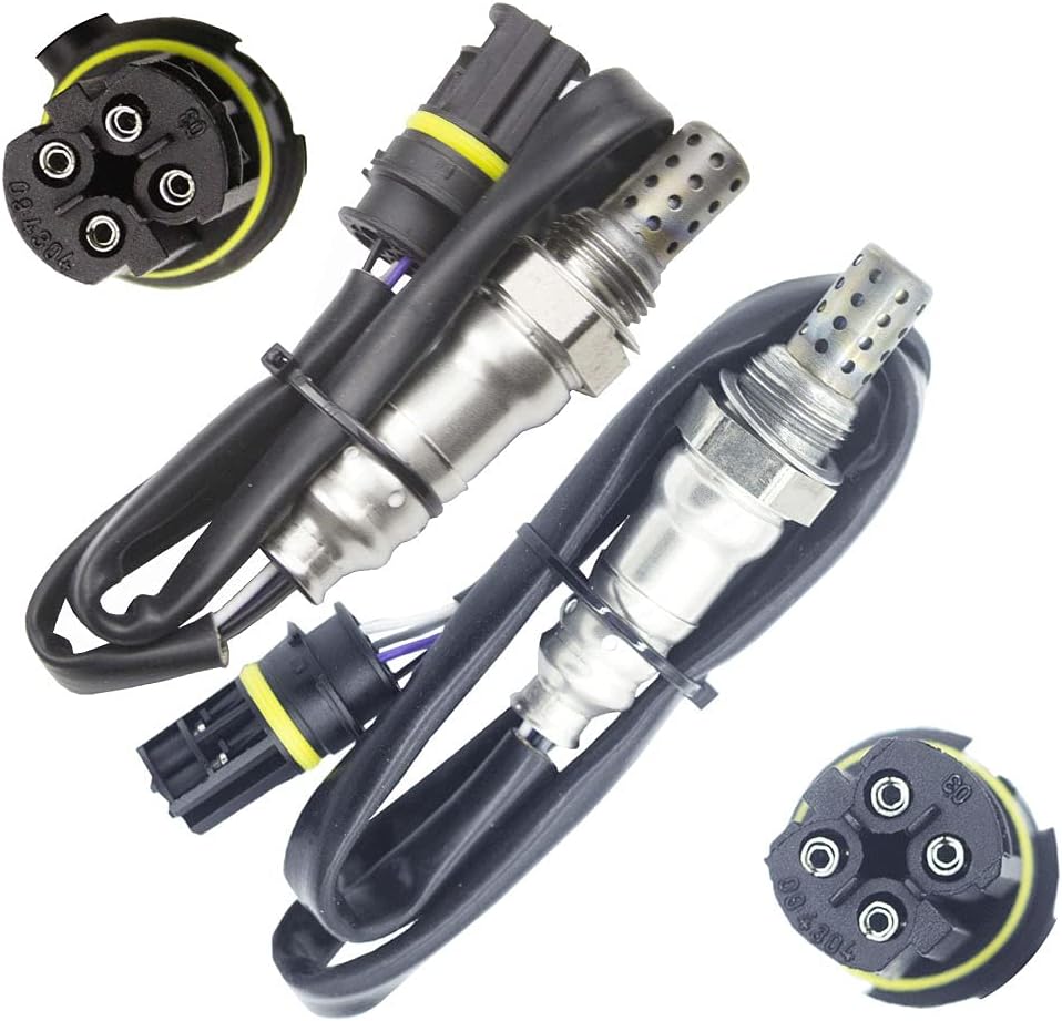 2X Oxygen O2 Sensor for 2006 2007 2008 BMW 750i 750Li 4.8L Downstream Left + Right
