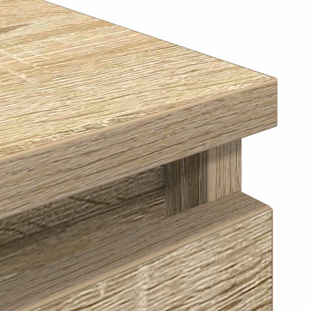 vidaXL Mobile Porta TV Rovere Sonoma 100x35x54 cm in Legno Multistrato, Mobile TV, credenza TV, Armadio ad Alta fedeltà, banco TV, Mobile Porta TV