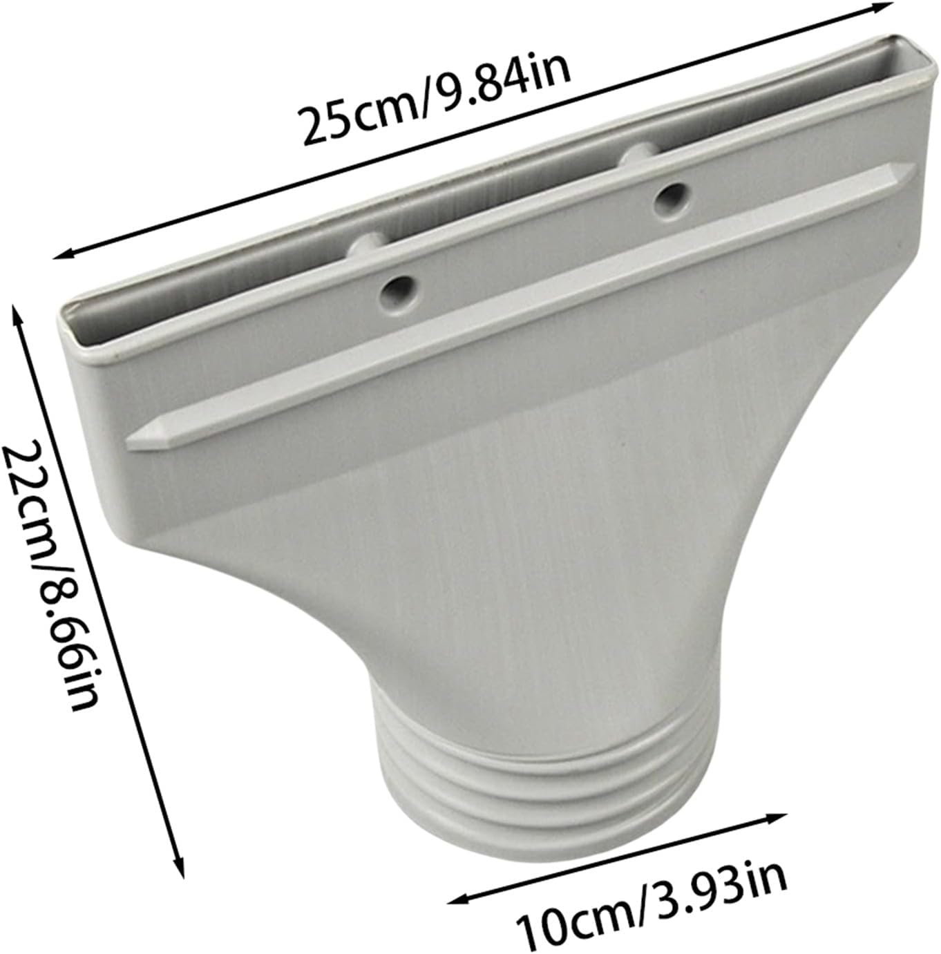 Flat Air Conditioner Exhaust Hose, Air Conditioner Portable Exhaust Hose Window Adapter, Exhaust Port Connector for Portable Air Conditioner Dryer Ventilation System (2)