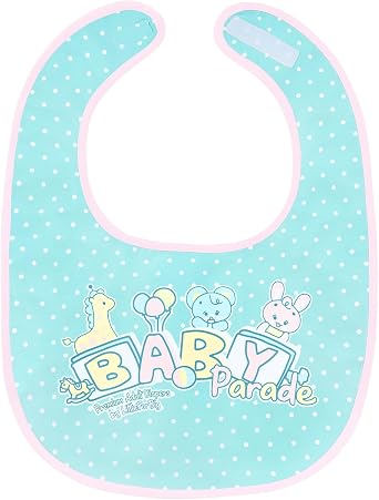 Littleforbig Cotton Waterproof Printed Adult Bib with Adjustable Hook-and-Loop Fastener Closure - Parade Adult Bib