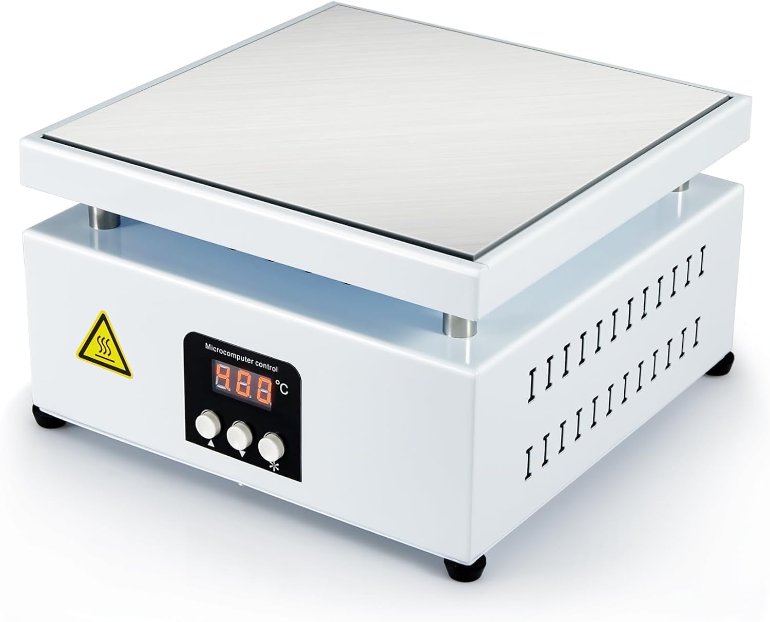 800W Heizplatte 400°C Vorwärmstation Digital Elektronisch LED-Mikrocomputer mit LED-Display EU-Stecker 20 * 20cm