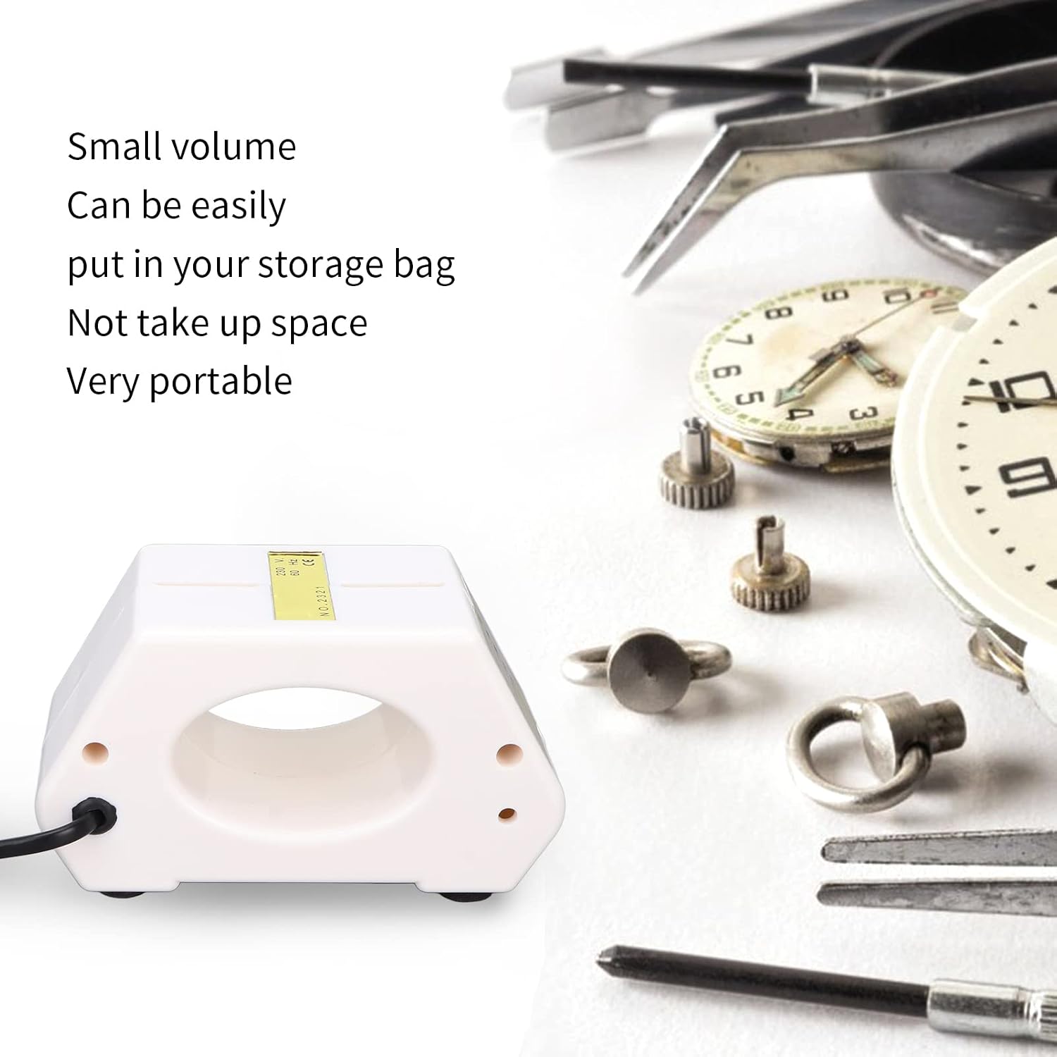 Professional Watch Demagnetizer, Magnetizer Degaussing Tool Electrical Demagnetise Degausser Watchmaker Repair Tool Watchmaker Repair Tool