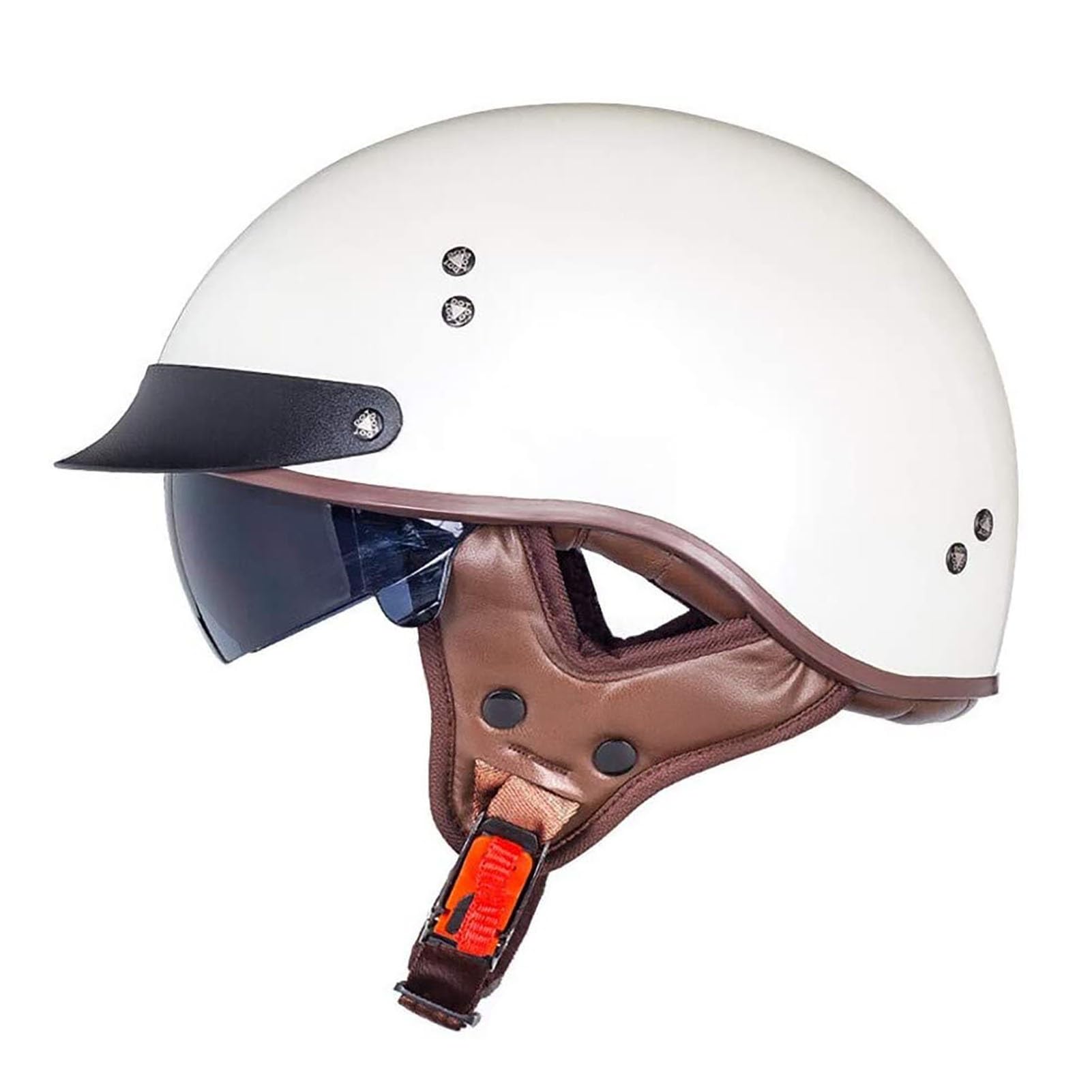 Casque ouvert rétro parfait pour vos balades estivales en scooter et chopper